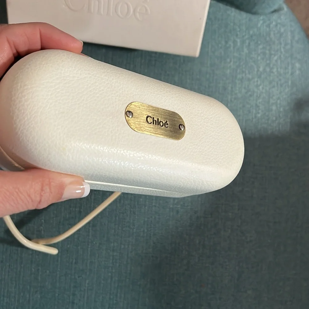 Chloe Cream Sunglasses Full Inclusion NWT - Picture 9 of 11